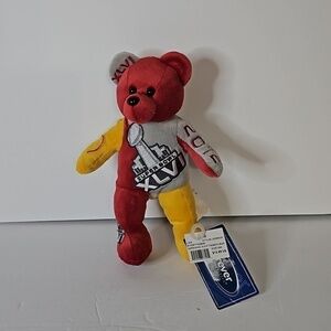 NFL  Superbowl XLVI 2012 Indianapolis  8" Thermaric Bear NWT